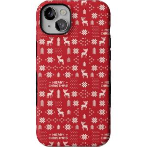 Casely iPhone 14 Plus Case | Stocking Stuffer | Christmas Knit | Bold Protective Design | MagSafe Compatible Design