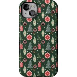 Casely iPhone 14 Plus Case | Tinsel Town | Christmas Ornament | Bold Protective Design | MagSafe Compatible Design
