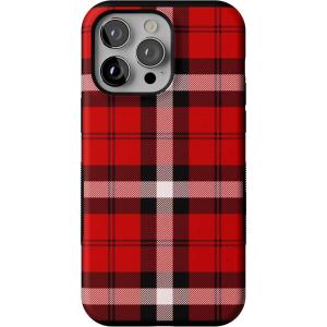 Casely iPhone 14 Pro Max Case | As if! | Red Plaid | Compatible with MagSafe | Bold Protective Design