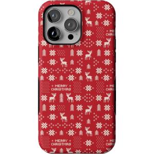 Casely iPhone 14 Pro Max Case | Stocking Stuffer | Christmas Knit | Bold Protective Design | MagSafe Compatible Design