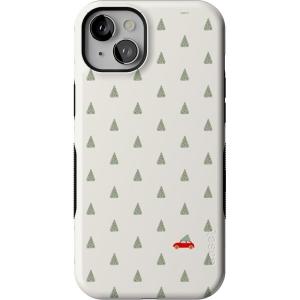 Casely iPhone 15 Plus Case | Rockin’ Around | Christmas Tree | Bold Protective Design | MagSafe Compatible Design