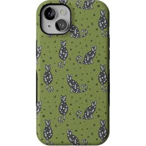 Casely iPhone 15 Plus Case | Sabrina’s Bestie | Black Cats | Bold Protective Design | MagSafe Compatible Design