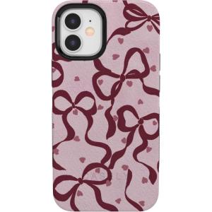Casely iPhone 15 Pro Case | Heart Noir | Tiny Hearts | Bold Protective Design | MagSafe Compatible Design(Coquette Crush | Bows)