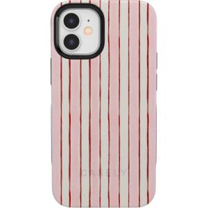Casely iPhone 15 Pro Case | Heart Noir | Tiny Hearts | Bold Protective Design | MagSafe Compatible Design(Pretty in Pastel | Blush Stripes)
