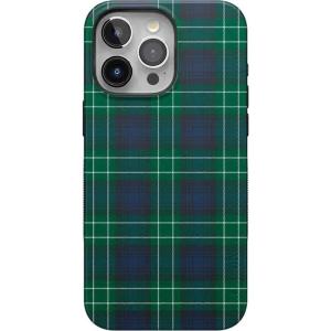 Casely iPhone 15 Pro Case | Spruce | Kitty and Vibe Holiday | Bold Protective Design | MagSafe Compatible Design