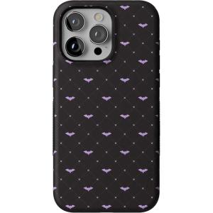 Casely iPhone 15 Pro Case | Such a Battie | Purple Bats | Bold Protective Design | MagSafe Compatible Design