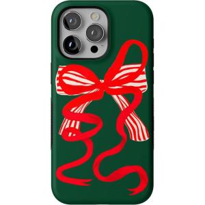 Casely iPhone 15 Pro Max Case | Santa’s Favorite | Holiday Bow | Bold Protective Design | MagSafe Compatible Design