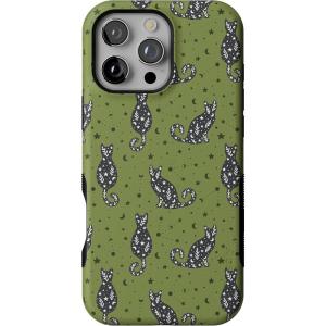 Casely iPhone 16 Pro Case | Sabrina’s Bestie | Black Cats | Bold Protective Design | MagSafe Compatible Design