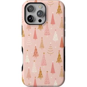Casely iPhone 16 Pro Max Case | Bubblegum Forest | Christmas Tree | Bold Protective Design | MagSafe Compatible Design