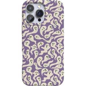 Casely iPhone 16 Pro Max Case | Garden Party | Mushroom Floral | Compatible with MagSafe | Classic Ultra Slim Design(All Boo’d Up | Purple Ghost)