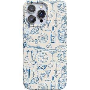 Casely iPhone 16 Pro Max Case | Garden Party | Mushroom Floral | Compatible with MagSafe | Classic Ultra Slim Design(Amalfi Aperitivo | Dolce Vita)
