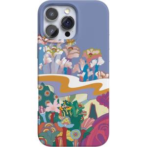 Casely iPhone 16 Pro Max Case | Garden Party | Mushroom Floral | Compatible with MagSafe | Classic Ultra Slim Design(Beneath the Waves | The Beatles Yellow Submarine)