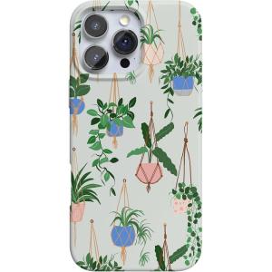 Casely iPhone 16 Pro Max Case | Garden Party | Mushroom Floral | Compatible with MagSafe | Classic Ultra Slim Design(Hanging Around | Potted Plants Floral)