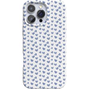 Casely iPhone 16 Pro Max Case | Garden Party | Mushroom Floral | Compatible with MagSafe | Classic Ultra Slim Design(Lovebug | Blue Hearts)