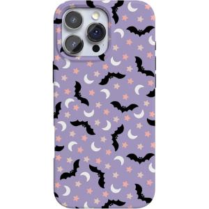 Casely iPhone 16 Pro Max Case | Garden Party | Mushroom Floral | Compatible with MagSafe | Classic Ultra Slim Design(Midnight Flight | Celestial Bats)