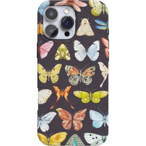 Casely iPhone 16 Pro Max Case | Garden Party | Mushroom Floral | Compatible with MagSafe | Classic Ultra Slim Design(Midnight Monarch | Jenna Palek x Casely)