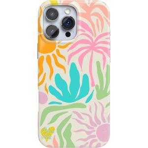 Casely iPhone 16 Pro Max Case | Garden Party | Mushroom Floral | Compatible with MagSafe | Classic Ultra Slim Design(Pura Vida | Oasis)