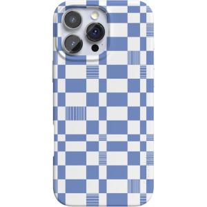 Casely iPhone 16 Pro Max Case | Garden Party | Mushroom Floral | Compatible with MagSafe | Classic Ultra Slim Design(Reality Check | Periwinkle)