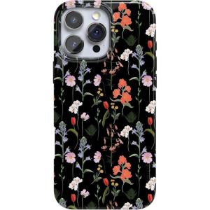 Casely iPhone 16 Pro Max Case | Garden Party | Mushroom Floral | Compatible with MagSafe | Classic Ultra Slim Design(Secret Garden | Mixed Floral)