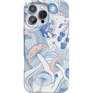 Casely iPhone 16 Pro Max Case | Garden Party | Mushroom Floral | Compatible with MagSafe | Classic Ultra Slim Design(The Fun Guy | Enchanted Forest Mushroom Floral)