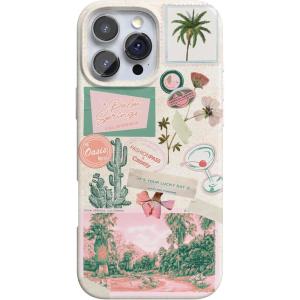 Casely iPhone 16 Pro Max Case | Garden Party | Mushroom Floral | Compatible with MagSafe | Classic Ultra Slim Design(Vintage Vacay | FashionPass x Casely)