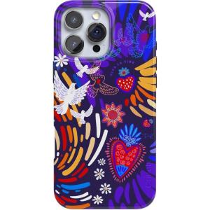 Casely iPhone 16 Pro Max Case | Garden Party | Mushroom Floral | Compatible with MagSafe | Classic Ultra Slim Design(Viva La Vida | Frida Kahlo Collage)