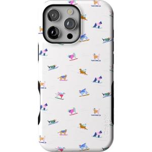 Casely iPhone 16 Pro Max Case | Powder Pups | Dog Sled | Bold Protective Design | MagSafe Compatible Design