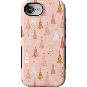 Casely iPhone 16e Case | Bubblegum Forest | Christmas Tree | Bold Protective Design | MagSafe Compatible Design
