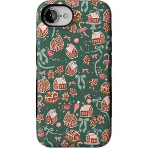 Casely iPhone 16e Case | Gingerbread Lane | Holiday Sweets | Bold Protective Design | MagSafe Compatible Design