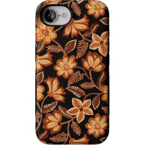 Casely iPhone 16e Case | Maple Flowers | Floral Foliage | Bold Protective Design | MagSafe Compatible Design