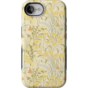 Casely iPhone 16e Case | Pandora | The Met Museum | Bold Protective Design | Compatible with MagSafe(Boho Blooms | Golden Floral)