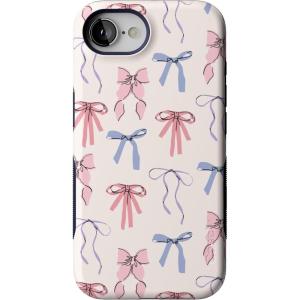 Casely iPhone 16e Case | Pandora | The Met Museum | Bold Protective Design | Compatible with MagSafe(Coquette Girlie | Pastel Bows)