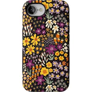Casely iPhone 16e Case | Pandora | The Met Museum | Bold Protective Design | Compatible with MagSafe(Falling for You | Plum Floral)
