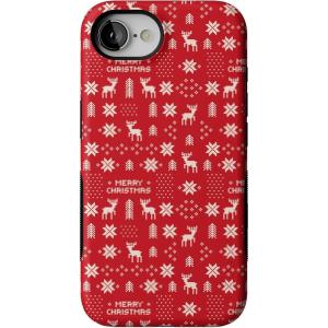 Casely iPhone 16e Case | Stocking Stuffer | Christmas Knit | Bold Protective Design | MagSafe Compatible Design