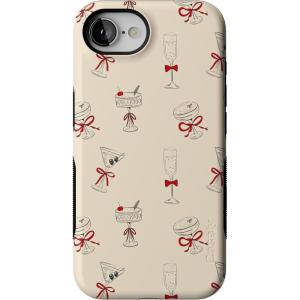 Casely iPhone 16e Case | Tini | Kitty and Vibe Holiday | Bold Protective Design | MagSafe Compatible Design