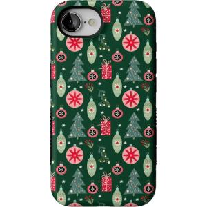 Casely iPhone 16e Case | Tinsel Town | Christmas Ornament | Bold Protective Design | MagSafe Compatible Design