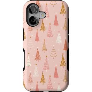 Casely iPhone 17 Case | Bubblegum Forest | Christmas Tree | Bold Protective Design | MagSafe Compatible Design