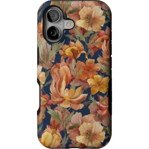 Casely iPhone 17 Case | Fallen Gold | Antique Floral | Bold Protective Design | Compatible with MagSafe