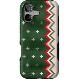 Casely iPhone 17 Case | Grandpa’s Sweater | Holiday Knit | Bold Protective Design | MagSafe Compatible Design