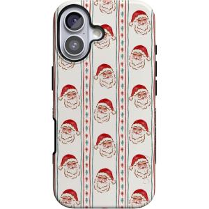 Casely iPhone 17 Case | Jolly St. Nick | Retro Claus | Bold Protective Design | MagSafe Compatible Design