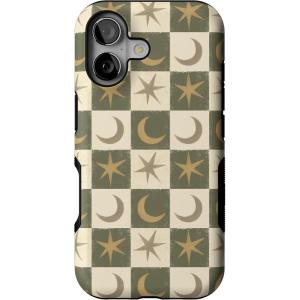 Casely iPhone 17 Case | Mystic Moonstar | Green Celestial | Bold Protective Design | MagSafe Compatible Design