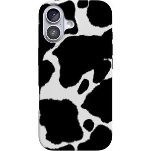 Casely iPhone 17 Case | Royal Flush | French Deck | Compatible with MagSafe | Classic Ultra Slim Design(Current MOOd | Cow Print)