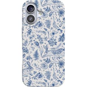 Casely iPhone 17 Case | Royal Flush | French Deck | Compatible with MagSafe | Classic Ultra Slim Design(Hop & Bloom | Bunny Toile)