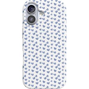Casely iPhone 17 Case | Royal Flush | French Deck | Compatible with MagSafe | Classic Ultra Slim Design(Lovebug | Blue Hearts)