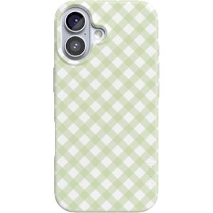 Casely iPhone 17 Case | Royal Flush | French Deck | Compatible with MagSafe | Classic Ultra Slim Design(Mint Lattice | Sunday Best)