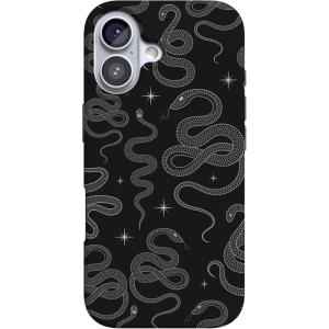 Casely iPhone 17 Case | Royal Flush | French Deck | Compatible with MagSafe | Classic Ultra Slim Design(We’re Ready For It | Black Serpent)