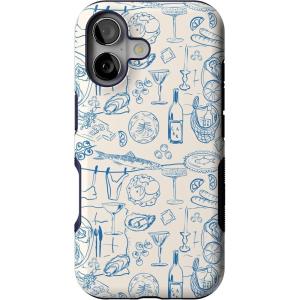 Casely iPhone 17 Case | Spot On | Dotted Animal Print | Bold Protective Design | Compatible with MagSafe(Amalfi Aperitivo | Dolce Vita)