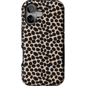 Casely iPhone 17 Case | Spot On | Dotted Animal Print | Bold Protective Design | Compatible with MagSafe(Lost in Spots | Cheetah Print)