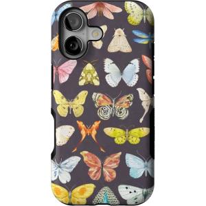 Casely iPhone 17 Case | Spot On | Dotted Animal Print | Bold Protective Design | Compatible with MagSafe(Midnight Monarch | Jenna Palek x Casely)