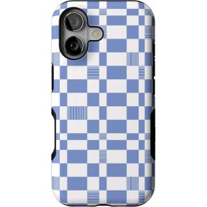 Casely iPhone 17 Case | Spot On | Dotted Animal Print | Bold Protective Design | Compatible with MagSafe(Reality Check | Periwinkle)